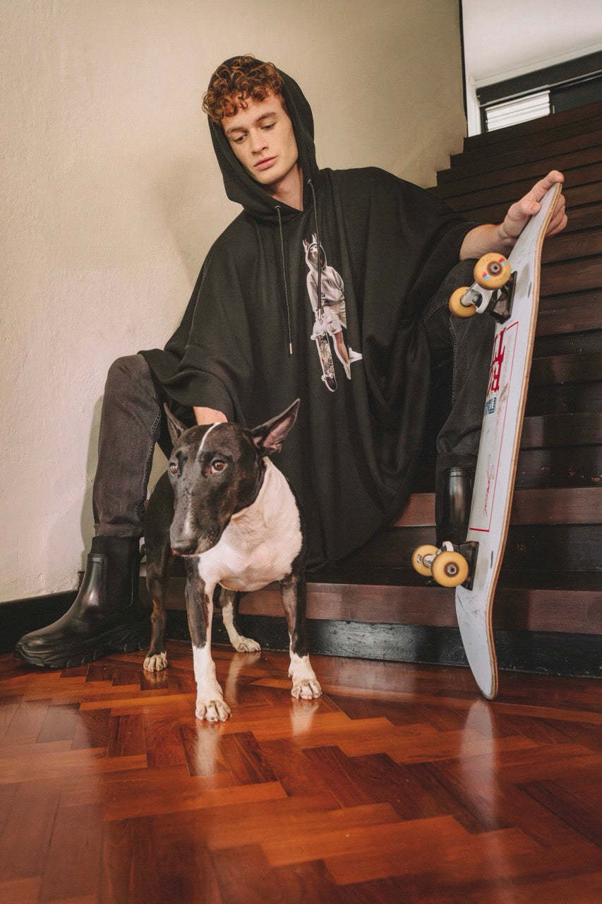 OBI-WAN Draped Hoodie