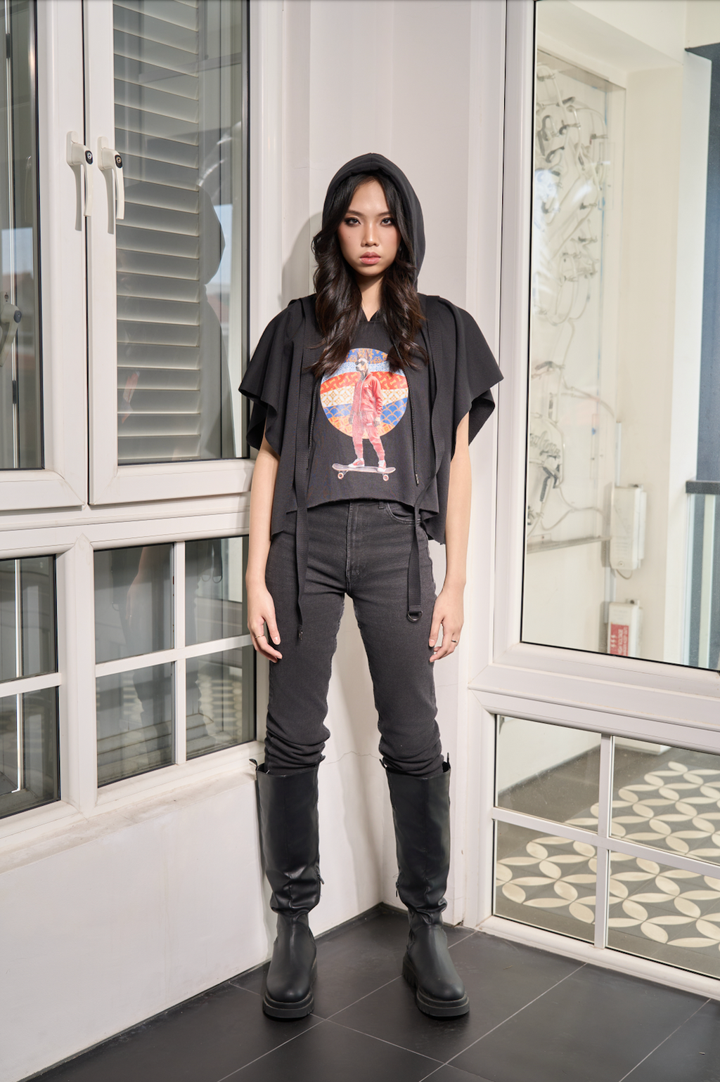 KAYTEE cropped hoodie